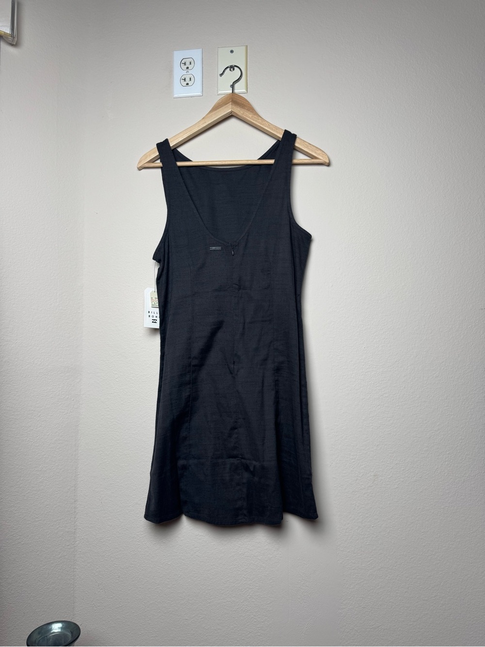Billabong Black Sleeveless Mini Dress